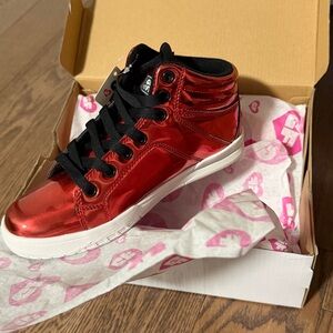 New Got A Flirt High Tops Red Size 7.5